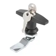 X AUTOHAUX T Shaped Handle Door Lock Latch with Keys Truck Trailer Cabinet Tool