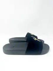 Giuseppe Zanotti Brett Velvet Slides Navy 7 US / 40 EU