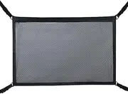 Car Ceiling Storage Net Ceiling Cargo Net Pocket Car Roof Long Trip Storage Bag for S Truck Bed Quilt Childrens Toy Towel