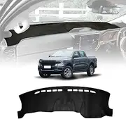 X-Car Dash Mat for Ford Next-Gen Ranger 2022-Onwards Non-Slip Microfiber Pad Cover Interior Accessories