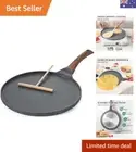 Nonstick Crepe Pan, Swiss Granite Coating Dosa Pan Pancake Flat Skillet Tawa ...