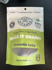 LULU'S KITCHEN Dog Treats Crocodile Jerky 100G