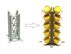 COFFEE CAPSULE STORAGE HOLDER STAND RACK MOUNT 20 POD RED FOR NESPRESSO LAVAZZA