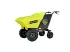 Forestwest 300KG Battery Powered Wheelbarrow, Mini Dumper Automatic Tip
