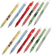 DOITOOL 24pcs Cartoon Gel Pen Theme Class Christmas Pens Bulk Merry Christmas Black Christmas Stationery Gel Pens Decoration Bulk Christmas Ornaments Signature Pens Plastic