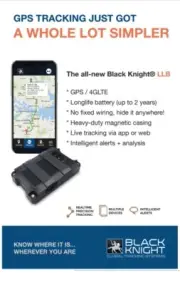 Black Knight LLBGPS Tracker 12 month FREE subscription. Vodafone Telstra and GPS