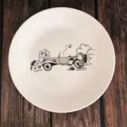 [US Seller] 1x Peanuts Snoopy Corelle Linus 8.5" Monotone Dinner Plate The Play