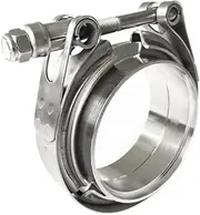 Stainless Steel V-groove Exhaust Pipe Universal Connection Chuck Turbine Pipe Clamp Universal Type(2.5)