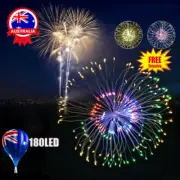 Solar Power Firework Fairy Lights Hanging String Light Outdoor Garden XMAS RY