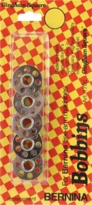 Euro-Notions 1700 Bernina Metal Bobbins-5/Pkg