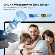 Sony 4K Webcam DEPSTECH DW40 Webcam with Microphone Autofocus HD Web Camera