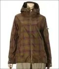 Roxy Facet Women's Snowboard Snow Ski Jacket Moss Plaid XS