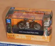 NEW-RAY 1906 INDIAN CAMEL BACK SINGLE MOTORCYCLE, 1/32 SCALE, NEW