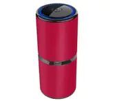Portable Car Air Purifier Negative Ion Pm2.5 Formaldehyde Odor Smell Car Purifier Odor Allergies Eliminator-Red