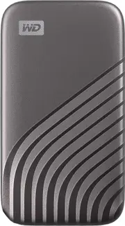 WESTERN DIGITAL My Passport SSD, 4TB, Gray, USB 3.2 Gen-2, Type C & A, 1050MB/s R 1000MB/s W - WDBAGF0040BGY-WESN