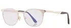 Tom Ford FT5732B/V 014 52 Light Ruthenium / Blue Block 52mm Eyeglasses