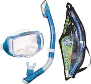 TUSA Sport Adult Imprex 3D Purge Mask and Dry Snorkel Combo (Most Effective on The Surface)