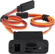1Pc Heavy Duty Led RC Switch, Heavy Duty Led RC Switch JR RC On Off Connectors Accessory with Led Lights and Charge Port, RC On Off Switch Multifunction Rc Car Controller for Receiver