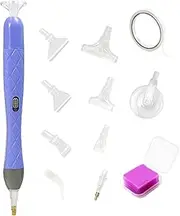 Nail Dotting Tool,USB Electric Nail Dotting Pen | Artists Supplies With 9 Replacement Heads for Home Garden Crafts Hobby Adults Beginners Children Professionals