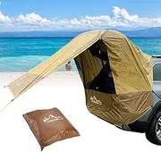 Xlsdlvcnxz SUV Tailgate Tent,Brown Outdoor Car Tail Tent,Universal Tailgate Shade Awning Tent,Tailgate Shade Awning Tent for Car Camping Road Trip,51x39in
