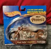 Hot Wheels Prodigy Paul Yaffe Cstom 1:18 Die Cast Motorcycle 89064 Mattel Wheels