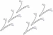 Butterfly Clip V-Clip for Pool Spa Brush, Leaf Rake, Leaf Skimmer, Vacuum 6-Pack
