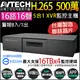 監視器 500萬 5MP AVTECH 16路16聲 H.265 監控主機 AVZ4017AV-U1 4硬碟 台製