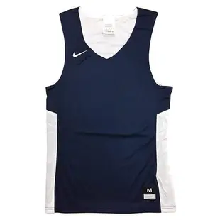 Nike Reversible 男 女 深藍 白 雙面穿團體籃球服 球衣 透氣 上衣 刺繡 無袖 背心 t恤 867767420