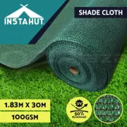 Instahut 50% Shade Cloth 1.83x30m Shadecloth Sail Heavy Duty Garden Mesh Roll GR