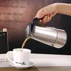 2/4/6/9 Cups 450ml Steel Espresso Coffee Maker Percolator Stovetop