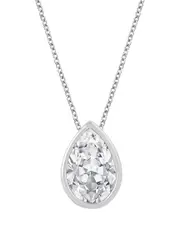 14K 1.50 ct. tw. Lab Grown Diamond Solitaire Pendant
