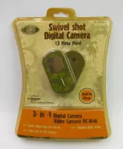 Cyber Gear Swivel Shot 1.3 MP Digital Camera - PC-Web 16 MB USB PhotoTags Video