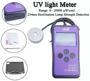 UV Radiation Intensity Tester UV Light Meter Bluetooth For UVC Germicidal Lamps