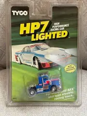 RARE 1990 TYCO HP7 LIGHTED BLUE PETERBILT TRACTOR 6944 HO AFX SLOT TRUCK NEW