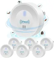 Ultrasonic Pest & Insect Repeller, Ultrasonic Repellent for Roach, Rodent, Mouse, Bugs, Mosquito, Mice, Spider, Ant,Electronic Plug in Pest Control,6 Packs