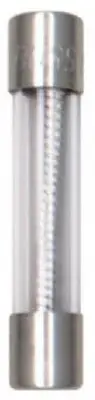 Bussmann BP/MDL-1/2 1/2A 250V ac Glass Time Delay Fuse 6.35 Dia. x 31.75 L in.