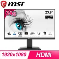 在飛比找PChome24h購物優惠-MSI 微星 PRO MP2412 24型螢幕