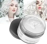 Unisex Hair Wax Colour Dye Styling Cream Mud, Temporary Hair Colour Wax Natural Hairstyle Pomade, Washable Temporary, Hair Colour, Suitable for Parties, Role Play and Christmas