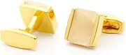 [TEWAX] Men CufflinksLight Luxury Shell Golden Silver Color Square Formal Dress Shirt Cuff Links Button Wedding Gifts
