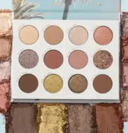 Colourpop Off Melrose Eyeshadow Palette Neutral Matte Metallic Glitter