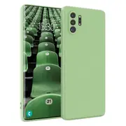 MCC For Samsung Galaxy Note10+ Plus Soft Liquid Silicone Shockproof Case Cover Note 10+ N975 N976 [Green]