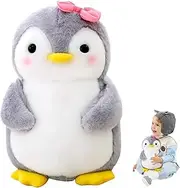 Bcuuozeeing Penguin Cuddly Toy, Penguin Plush Toy for Girls, Penguin Soft Toy Cuddly Toy for Cuddling Play, Penguin Plushies Gift, Pudgy Cuddly Toy Penguins for Girls