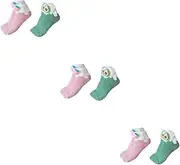 [WOFASHPURET] Sets Chic Women's Socks Fleece Fruit Pattern Warm Socks for Christmas Parties Pairs