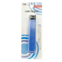 在飛比找樂天市場購物網優惠-日本 kai 貝印 抗菌指甲剪(M/藍)/支 KE-0610