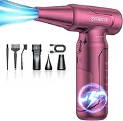 Electric Air Duster - 33,0000 RPM High-Speed Compressed Air Blower Gun, Rechargeable Mini Turbo Jet Fan Cordless for Keyboard, PC, Car, Home & Outdoor Cleaning Dust, Replaces Compressed Air Cans