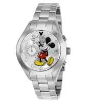 Invicta Disney Limited Edition Womens 40mm Silver Mickey Chronograph Watch 27398