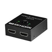 HDMI Splitter 4K HDMI Switch KVM Bi-Direction 1x2/2x1 Adapter HDMI Switcher 2 in1 Out for PS4/3 TV Box HDMI 2.0 Switcher Adapter - HDMI Switch