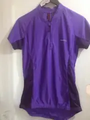 Muddyfox Purple Short Sleeve Womens Cycling Jersey Sz 14 Bnwt d34 D39 E36