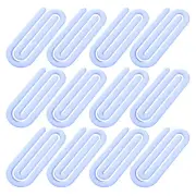 60Pcs Mini Paper Clips Plastic Paper Clips Plastic File Paper Clips Convenient