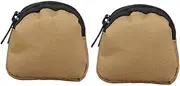 [SUPVOX] Multi-Purpose Travel Cash Coin Pouch Pouch for Belt Earphone Organizer Bag Money Bag for Coins Men Women Zip Purse Small Storage Card Zipper Waist Convenient
